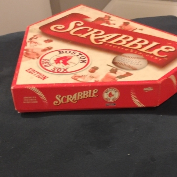 Hasbro Red and White Boston Red Sox Scrabble - Picture 3 of 4